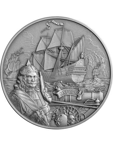 OXFORD Glückskapitäne 2 Oz Silbermünze 5$ Barbados 2024 - Coins & More - Barbados