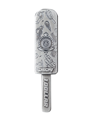 Moneta d'argento ICE LOLLY 1$ Niue 2024 - Coins & More - Niue
