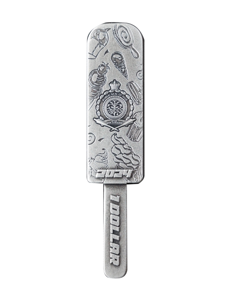 Moneta d'argento ICE LOLLY 1$ Niue 2024 - Coins & More - Niue