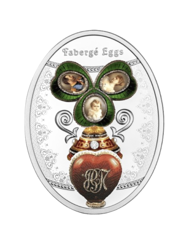 UOVA DI MAUVE Uova di Faberge Moneta d'argento da 1$ Niue 2024 - Coins & More - Niue