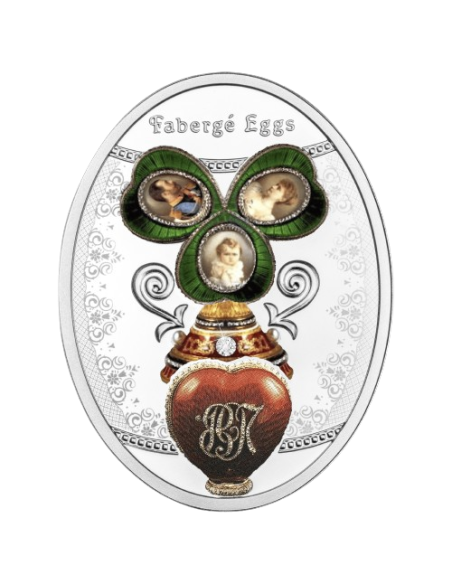 UOVA DI MAUVE Uova di Faberge Moneta d'argento da 1$ Niue 2024 - Coins & More - Niue