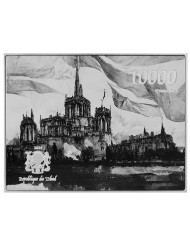 LIBERTY LEADING THE PEOPLE 1830 By Eugene Delacroix Colored 2.5 Oz Silver & 120g Copper Coin 10000 Francs Chad 2024 - Coins &...
