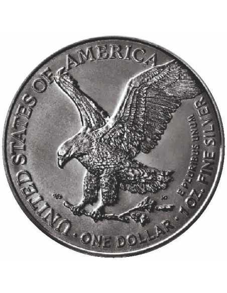 GUERRERO DE FUEGO Caballeros de Honor American Eagle 1 Oz Silver Coin 1$ USA 2024 - Coins & More - Usa