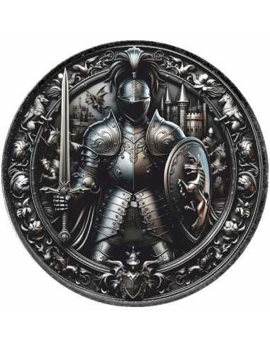 REALM PROTECTOR Knights of Honour American Eagle 1 Oz Silver Coin 1$ USA 2024 - Coins & More - Usa