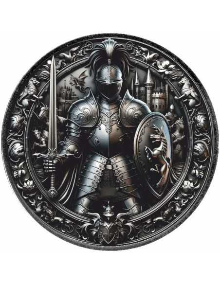 REALM PROTECTOR Knights of Honour American Eagle 1 Oz Silver Coin 1$ USA 2024 - Coins & More - Usa