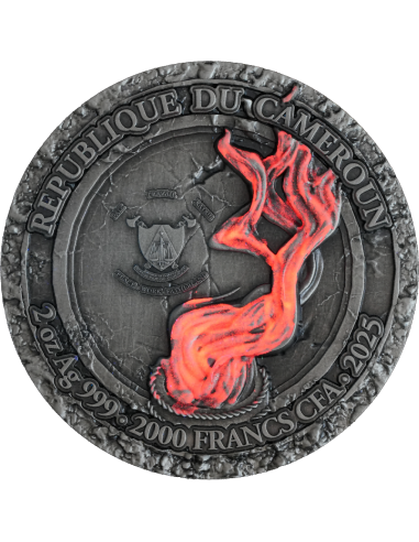 WITCH Magic Series 2 Oz Silver Coin 2000 Francs Cameroon 2025 - Coins & More - Cameroun
