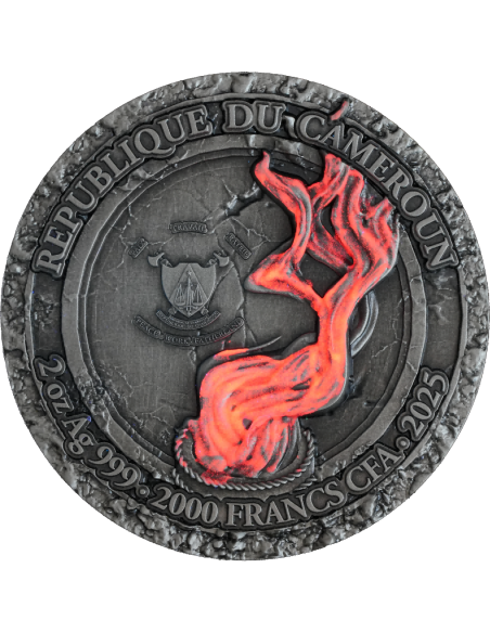 WITCH Magic Serie 2 Oz Moneta d'Argento 2000 Franchi Camerun 2025 - Coins & More - Camerun