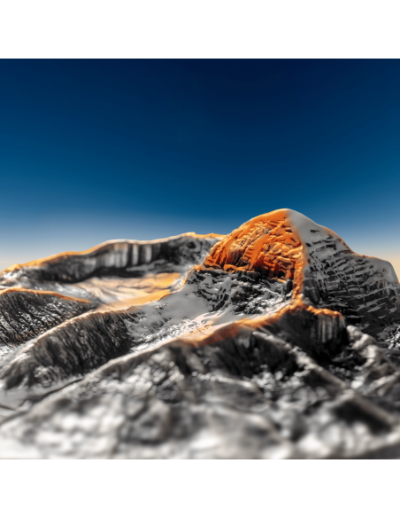 MOUNT KAILASH 2 Oz Silber & 11,5 Oz Kupfer Münze 5$ Niue 2024 - Coins & More - Niue