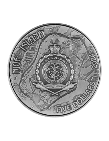 MOUNT KAILASH 2 Oz Silver & 11.5 Oz Copper Coin 5$ Niue 2024 - Coins & More - Niue