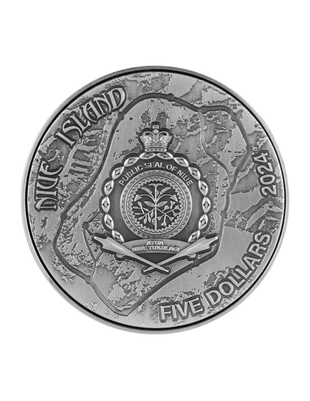 MOUNT KAILASH 2 Oz Silver & 11.5 Oz Copper Coin 5$ Niue 2024 - Coins & More - Niue