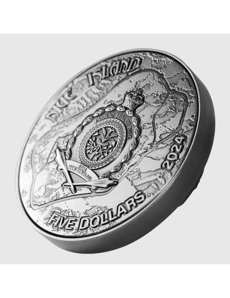 MOUNT KAILASH Moneda de Plata de 2 Oz y Cobre de 11.5 Oz 5$ Niue 2024 - Coins & More - Niue