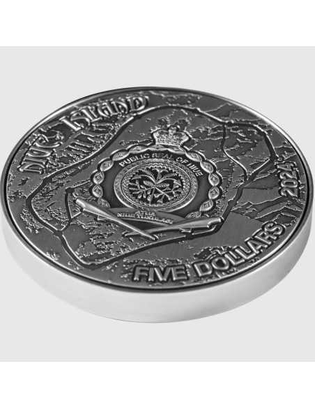 MOUNT KAILASH 2 Oz Silver & 11.5 Oz Copper Coin 5$ Niue 2024 - Coins & More - Niue