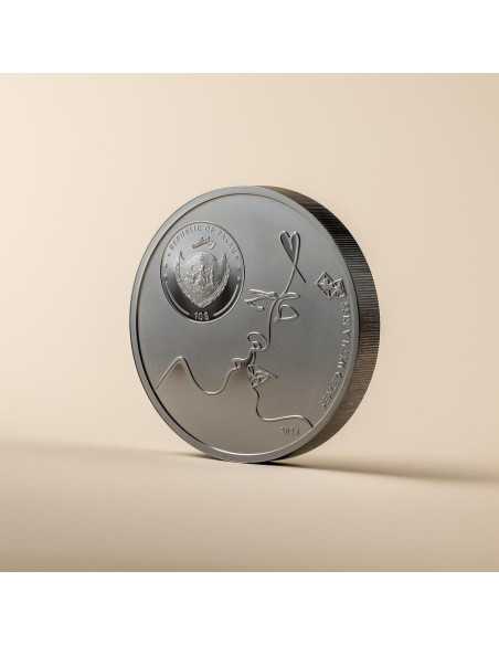 BESO EN EL BESO Carpe Diem Moneda de Plata de 2 Oz 10$ Palau 2024 - Coins & More - Palau