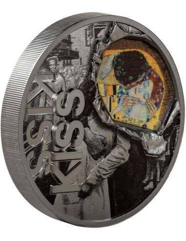 BACIO NEL BACIO Moneta d'argento da 2 once Carpe Diem 10$ Palau 2024 - Coins & More - Palau