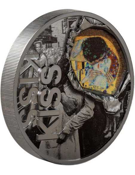 BESO EN EL BESO Carpe Diem Moneda de Plata de 2 Oz 10$ Palau 2024 - Coins & More - Palau