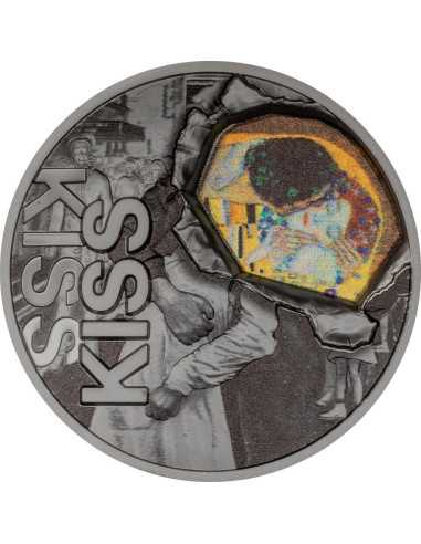 BESO EN EL BESO Carpe Diem Moneda de Plata de 2 Oz 10$ Palau 2024 - Coins & More - Palau