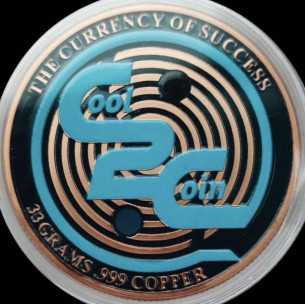 DRAGON LUNAIRE Médaille en cuivre colorée de 33g 2024 - Coins & More - Cuivre 2