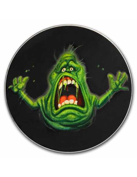 SLIMER Ghostbusters 40. Jahrestag 2 Oz Silbermünze 5$ Niue 2024 - Coins & More - Niue