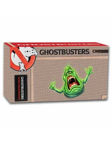 SLIMER Ghostbusters 40. Jahrestag 2 Oz Silbermünze 5$ Niue 2024 - Coins & More - Niue