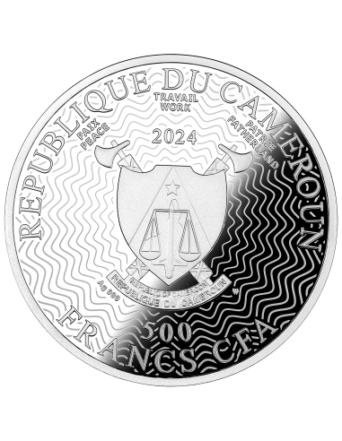AMORE E DOLORE Edvard Munch Moneta d'argento da 500 Franchi CFA Camerun 2024 - Coins & More - Camerun