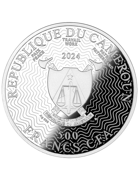 AMORE E DOLORE Edvard Munch Moneta d'argento da 500 Franchi CFA Camerun 2024 - Coins & More - Camerun