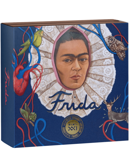 Moneta d'Argento da 2 Oz FRIDA 10 Cedis Ghana 2024 - Coins & More - Ghana