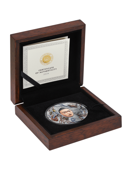 FRIDA 2 Oz Moneda de Plata 10 Cedis Ghana 2024 - Coins & More - Ghana