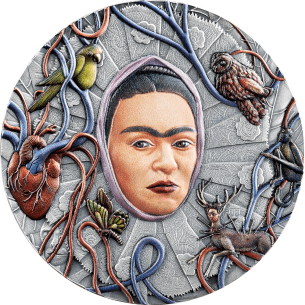 Moneta d'Argento da 2 Oz FRIDA 10 Cedis Ghana 2024 - Coins & More - Ghana