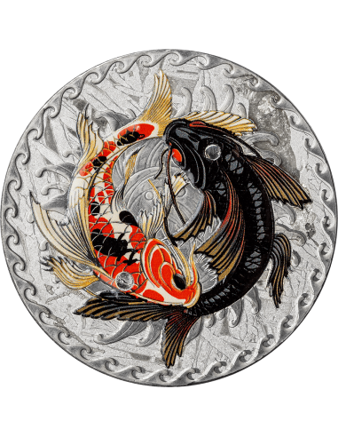 KOI FISH 1 Oz Meteorit Münze 1$ Tokelau 2024 - Coins & More - Tokelau