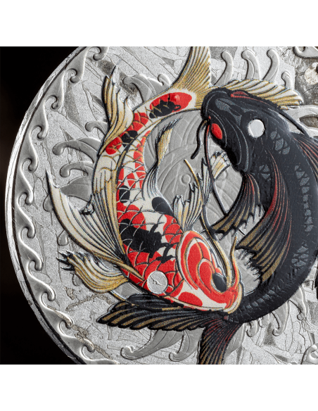KOI FISH 1 Oz Meteorit Münze 1$ Tokelau 2024 - Coins & More - Tokelau