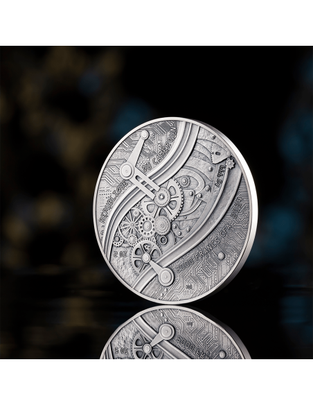 LEONARDO DA VINCI Futurists of the Past 2 Oz Silver Coin 2000 Francs Cameroon 2024 - Coins & More - Cameroon