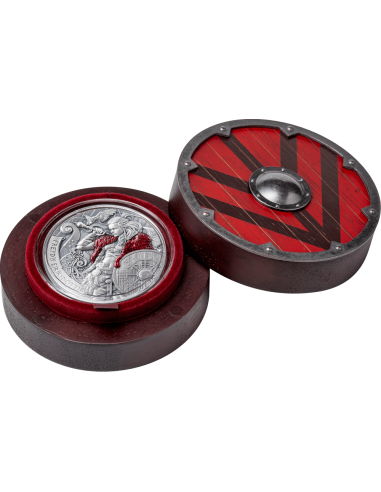 FREYDIS EIRIKSDOTTIR La Via del Valhalla Moneta d'Argento da 2 Oz 2000 Franchi Camerun 2024 - Coins & More - Camerun