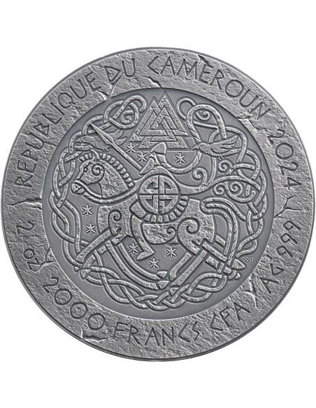 FREYDIS EIRIKSDOTTIR El Camino al Valhalla Moneda de Plata de 2 Oz 2000 Francos Camerún 2024 - Coins & More - Camerún