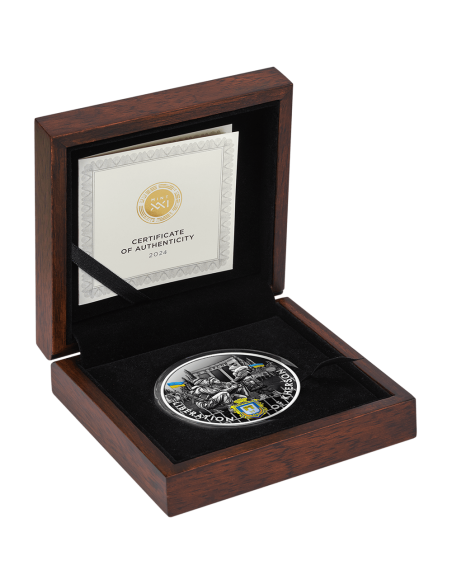LIBERAZIONE DI KHERSON Moneta d'argento da 2 Oz 10 Cedis Ghana 2024 - Coins & More - Ghana