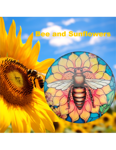 BEE AND SUNFLOWERS 2 Oz Silver Coin 2 Guards Truth Guard 2024 - Coins & More - Silver