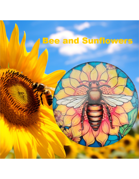 BEE AND SUNFLOWERS 2 Oz Silver Coin 2 Guards Truth Guard 2024 - Coins & More - Silver