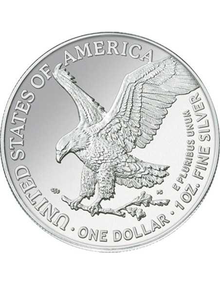 SCORPIONE Zodiaco Teschi Segni American Eagle 1 Oz Silver Coin 1$ USA 2024 - Coins & More - Usa