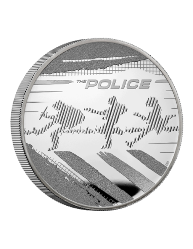 POLICE Leggende Musicali 5 Oz Moneta d'Argento 10£ Sterline Regno Unito 2023 - Coins & More - Regno Unito