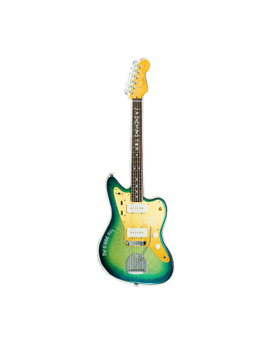 FENDER JAZZMASTER Guitarra 1 Oz Moneda de Plata 2$ Islas Salomón 2024 - Coins & More - Islas Salomón