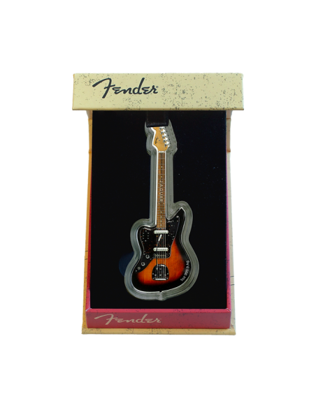 FENDER JAGUAR Guitarra 1 Oz Moneda de Plata 2$ Islas Salomón 2024 - Coins & More - Islas Salomón