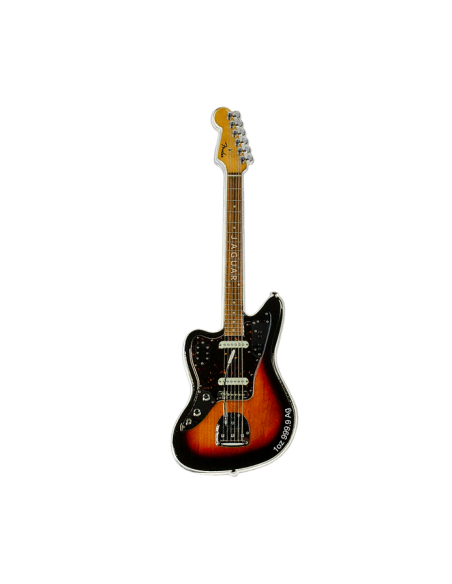 FENDER JAGUAR Guitarra 1 Oz Moneda de Plata 2$ Islas Salomón 2024 - Coins & More - Islas Salomón