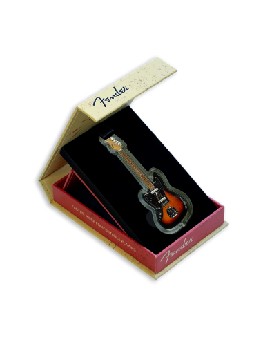 FENDER JAGUAR Guitarra 1 Oz Moneda de Plata 2$ Islas Salomón 2024 - Coins & More - Islas Salomón