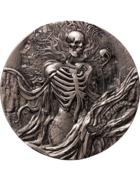 BONE DEMON 2 Oz Silbermünze 2000 Francs Kamerun 2025 - Coins & More - Kamerun