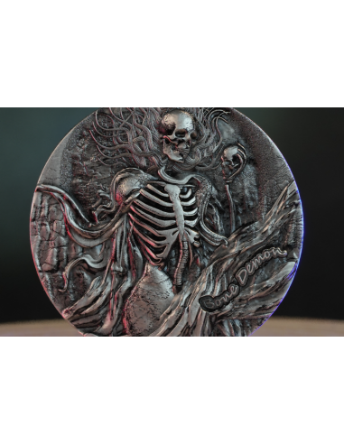 BONE DEMON 2 Oz Silbermünze 2000 Francs Kamerun 2025 - Coins & More - Kamerun