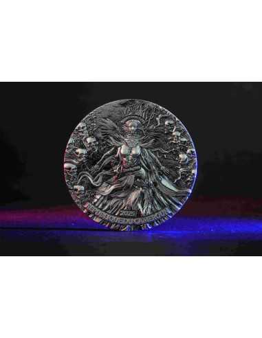 BONE DEMON 2 Oz Silbermünze 2000 Francs Kamerun 2025 - Coins & More - Kamerun