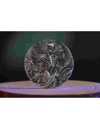 BONE DEMON 2 Oz Silbermünze 2000 Francs Kamerun 2025 - Coins & More - Kamerun