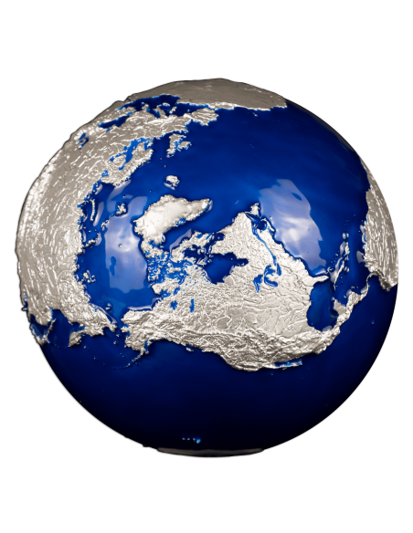 BLUE MARBLE 1Kg Version Silbermünze 25$ Barbados 2025 - Coins & More - Barbados