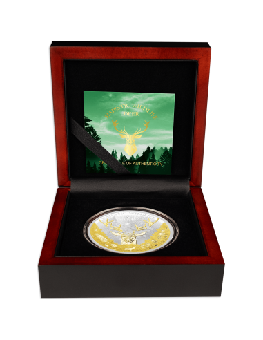 THE DEER Majestic Wildlife 5 Oz Silver Coin 10$ Samoa 2024 - Coins & More - Samoa