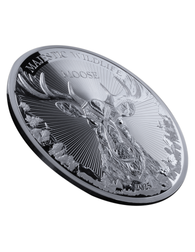 DIE GROSSE MOOSE Majestic Wildlife 1 Kg Silbermünze 25$ Samoa 2025 - Coins & More - Samoa