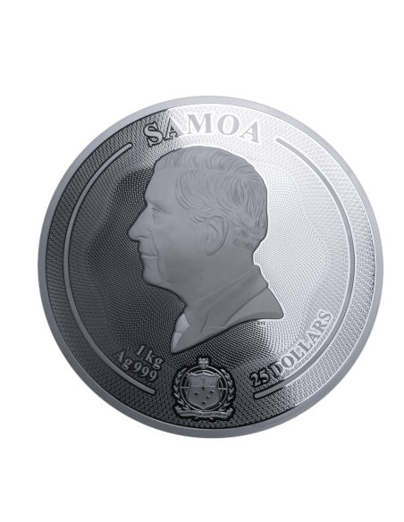 DIE GROSSE MOOSE Majestic Wildlife 1 Kg Silbermünze 25$ Samoa 2025 - Coins & More - Samoa